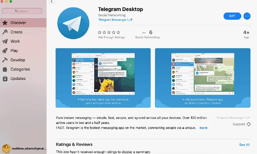 Telegram 登录与验证码：第一次登录示意图
