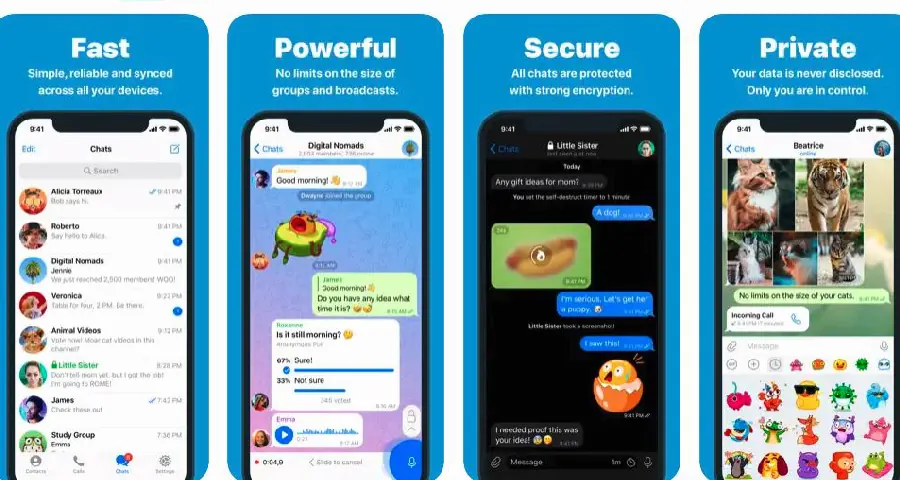 Telegram 消息引用回复:对话清晰示例图
