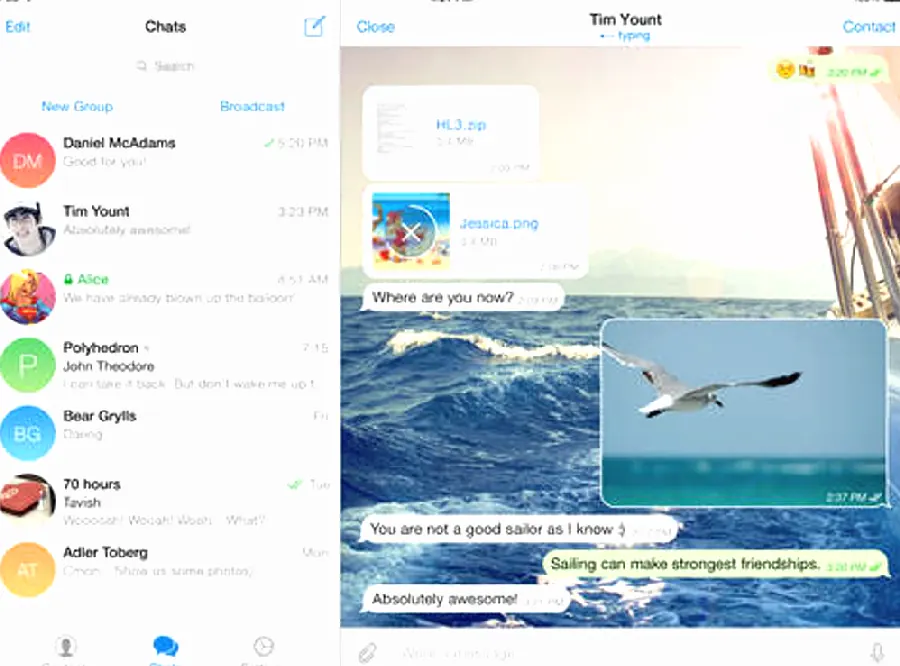 Telegram 图片与视频发送：清晰不压缩示意图